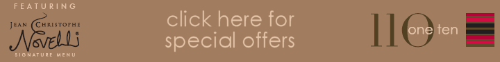 Special Offers at 110 Restaurant Manchester
