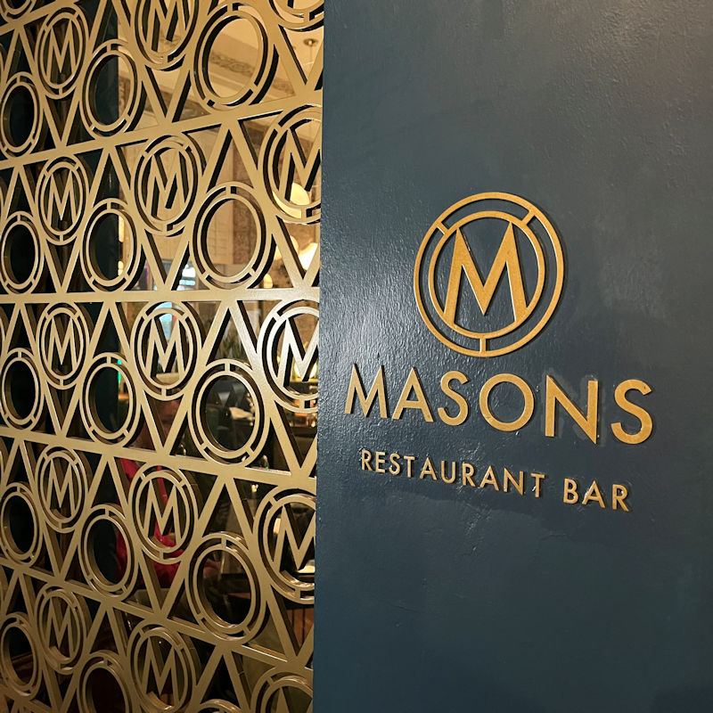 Masons Bar Restaurant - Menu Preview November 2023