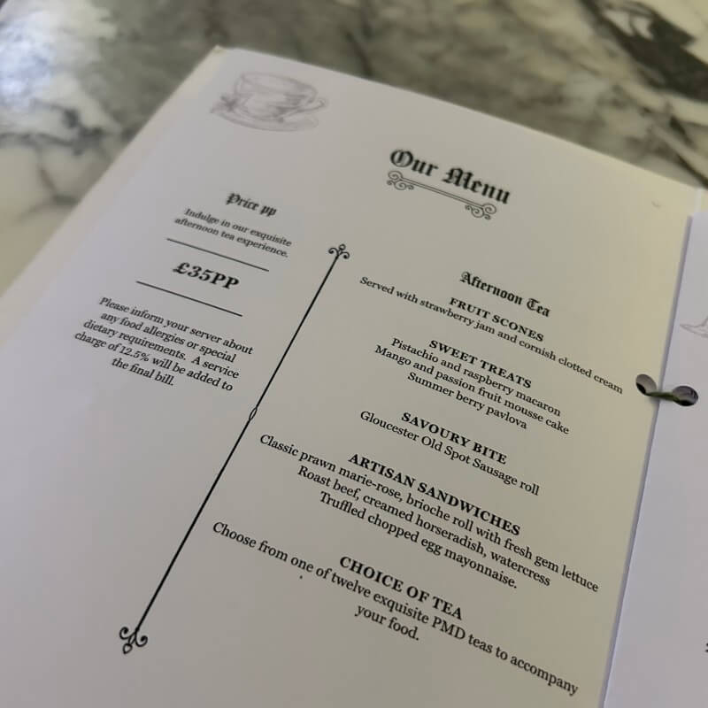 Tender - Menu Launch March 2025