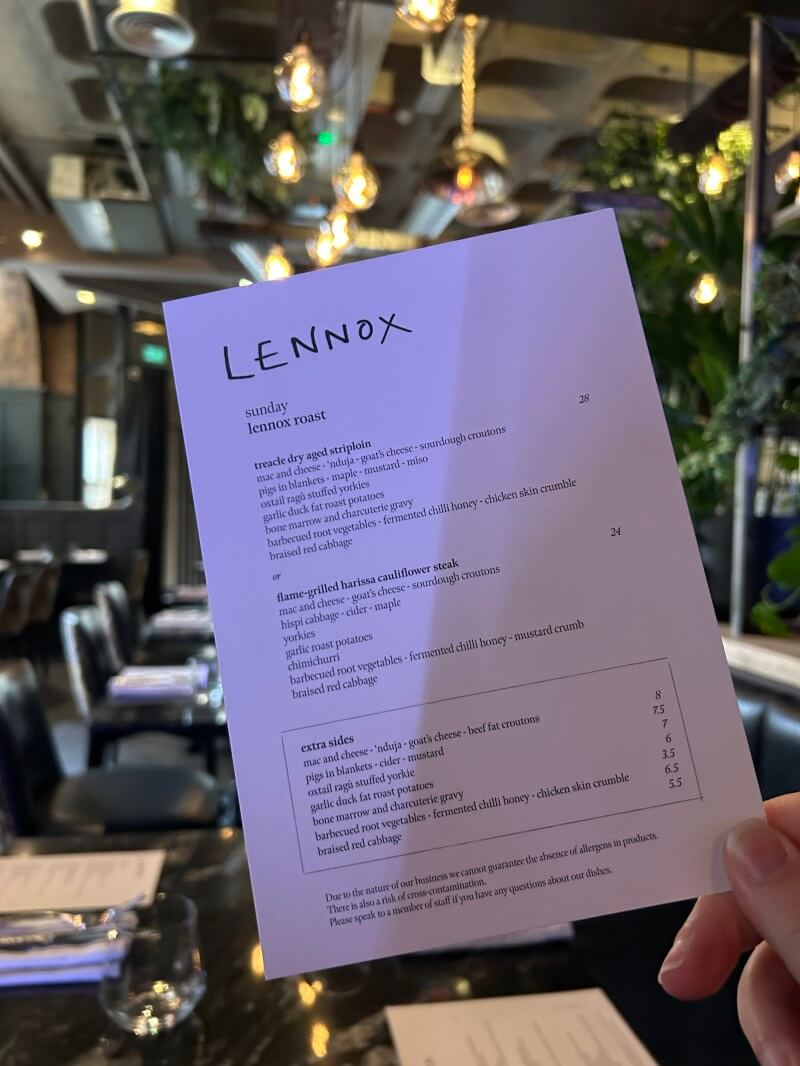 Lennox Sunday Roast Launch -  March 2026