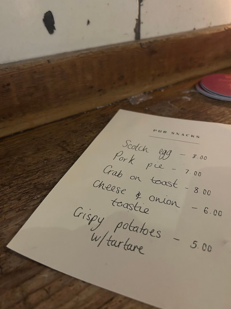 The Trof - Menu Launch May 2026