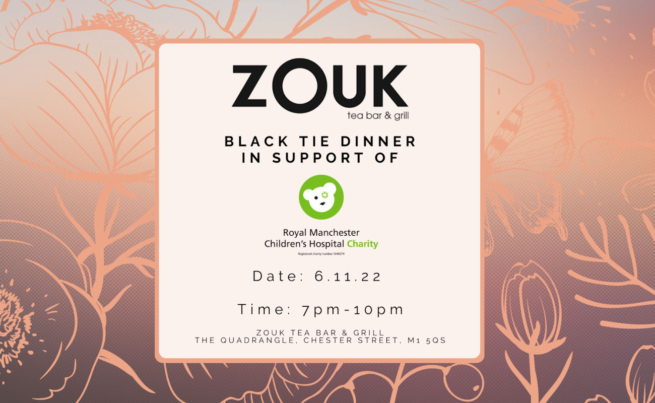 Zouk Tea Bar & Grill Manchester reviews and information