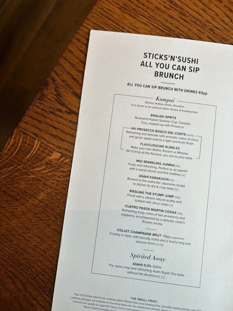 Sticks'n'Sushi - Brunch July 2026